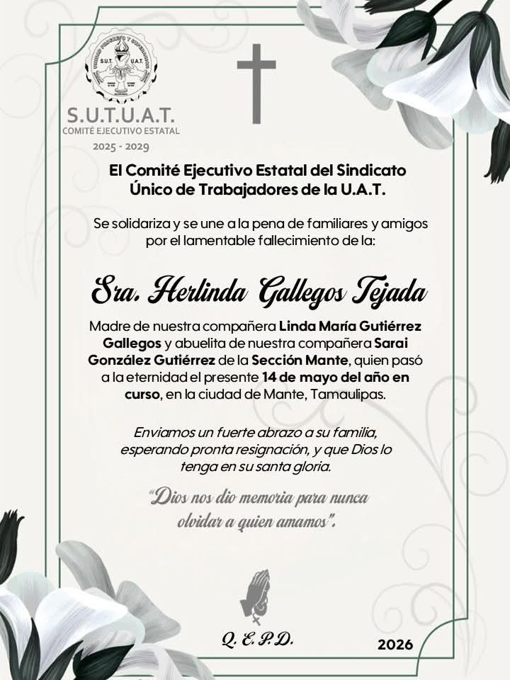 Condolencias