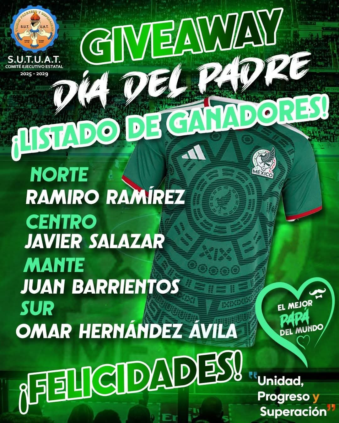 Ganadores Giveaway